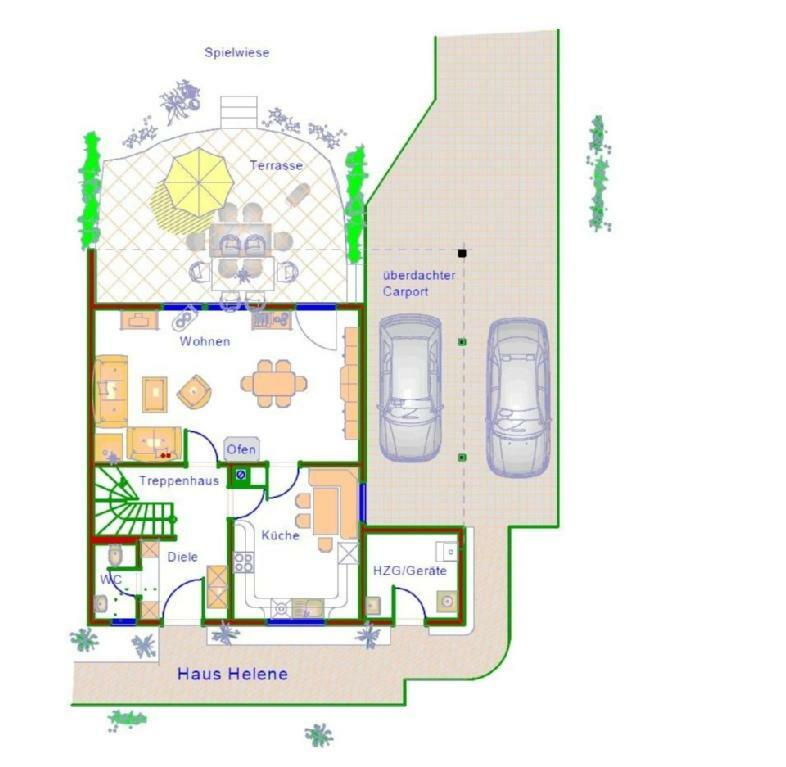 Ferienhaeuser Rhoen - Haus Natalie & Haus Helene Hausen  Exteriér fotografie